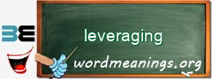 WordMeaning blackboard for leveraging